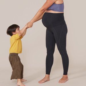 Girlfriend Collective Black Maternity Legging